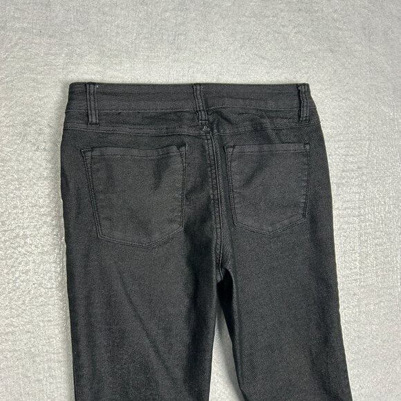 Prana Jeans Womens 2/26 Kayla Black/Dk‎ Grey Skinny Stretch Organic Cotton Blend - Picture 5 of 13
